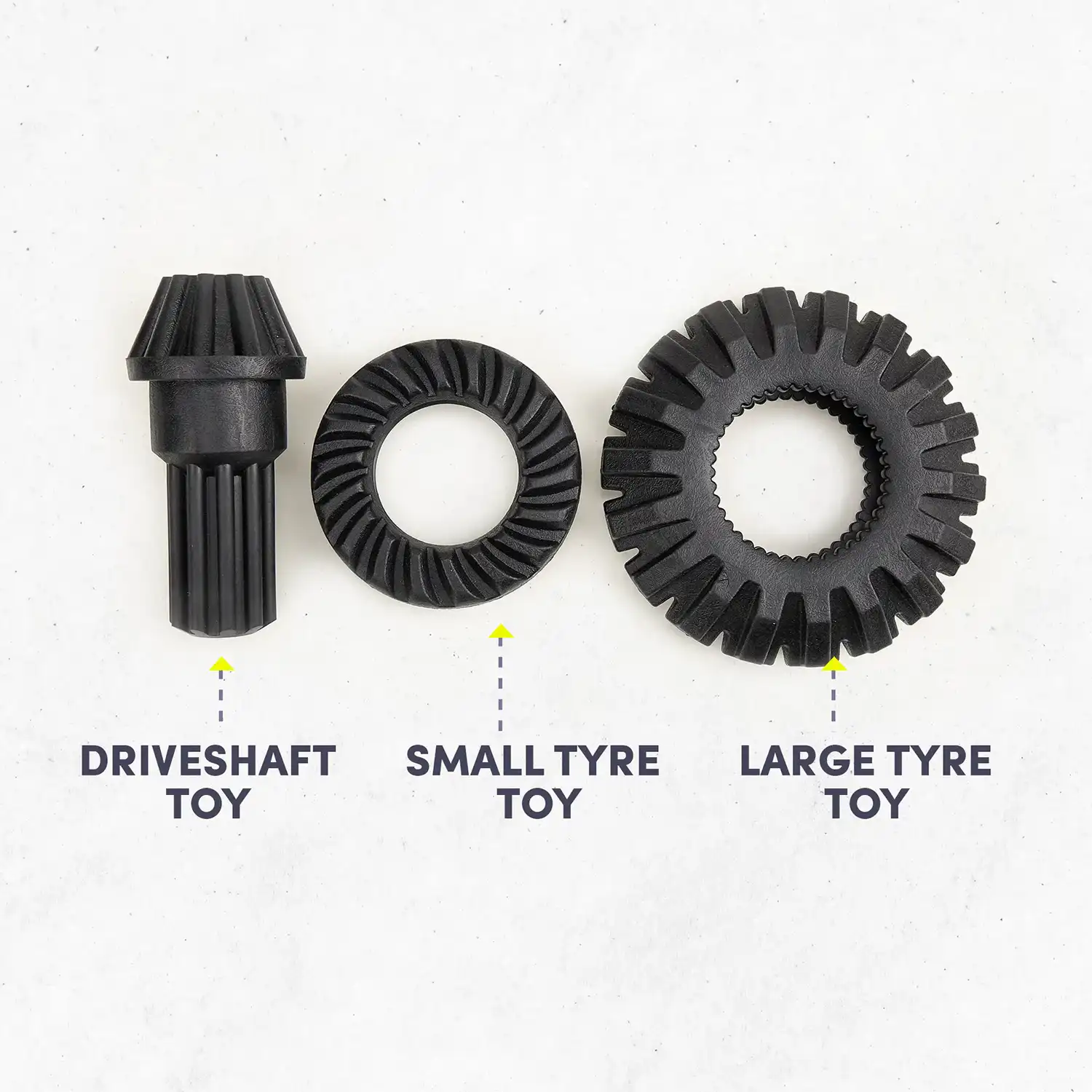 Barkbutler Fofos Driveshaft Toy for Dogs