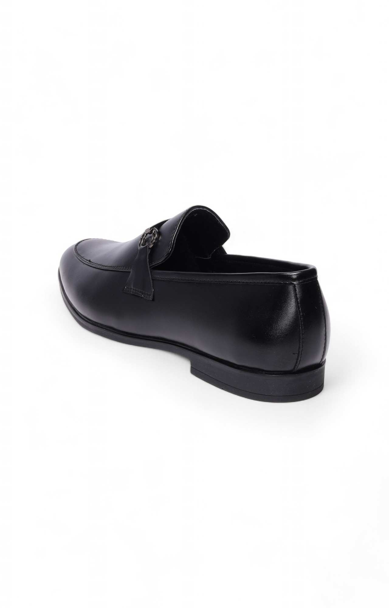 Men Black Monk Story Formal Slip-Ons
