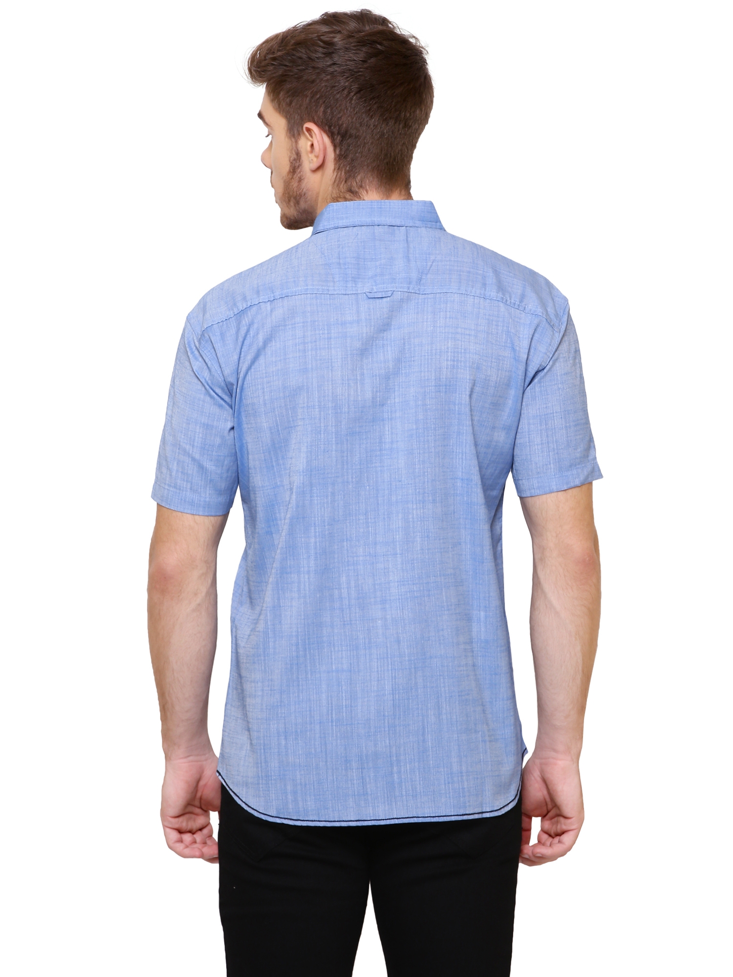 Kuons Avenue | Kuons Avenue Men's Linen Half Sleeves Casual Shirt-KACLHS1127 2