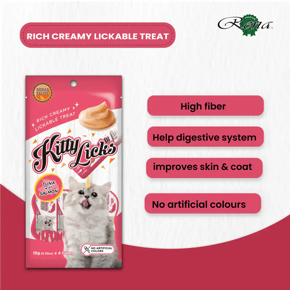 Rena's Recipe Kitty Licks Tuna with Salmon Cat Treats