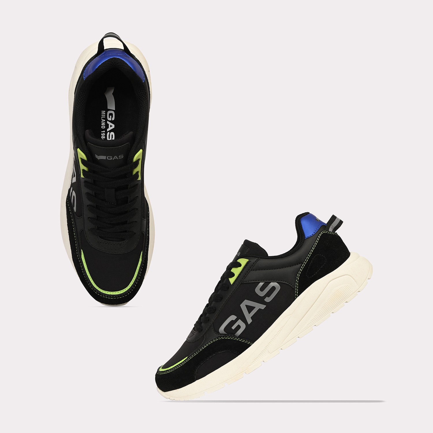 GAS | Men Zenko Black Casual Sneakers|4