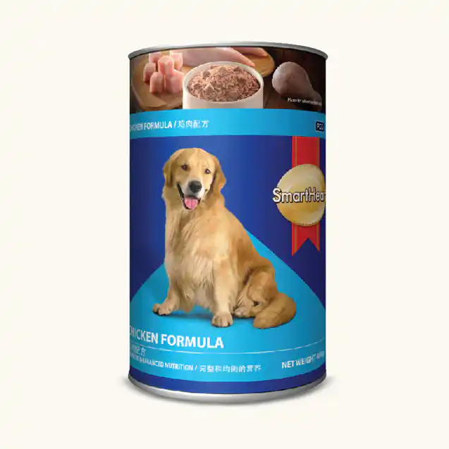 SmartHeart Chicken Flavor Adult Canned Wet Dog Food, 400g