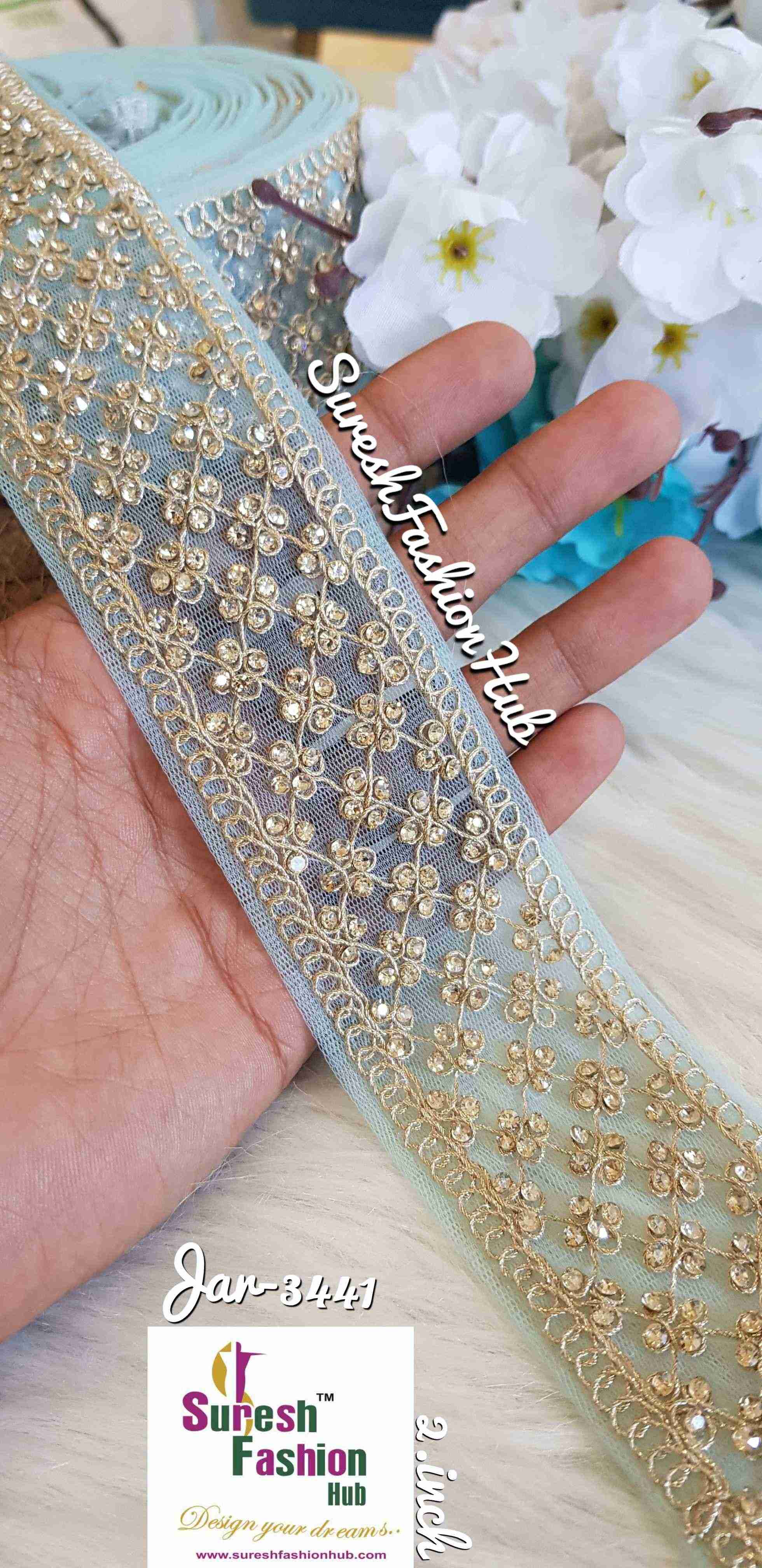 Indian Laces Embellishments Embroidery Saree Border Wholesale Silk Crafting Sewing Decorative Designer Ribbons #Blackborder  #Fancylaces #Decorativetrims #Embroideredborder #Sewingtrims #テープ #minne #lndianlaces #Sareeborder #アニー都城 #pasamanerías #pasamaneriasbordadas #Embellishments #可愛いマスク #Embroiderytrimmings #アクセサリー