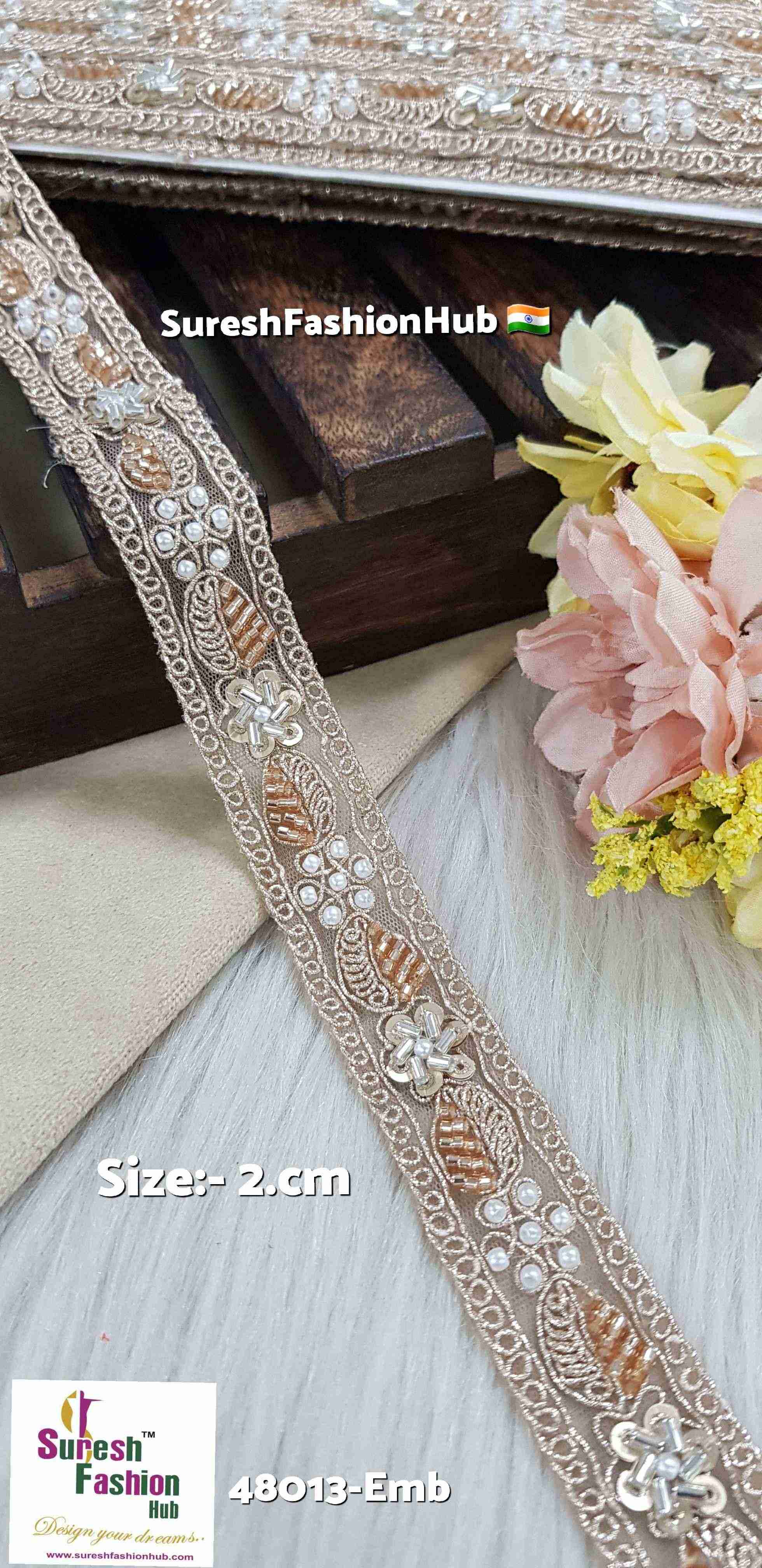 Rose Charm Floral Pearl Lace