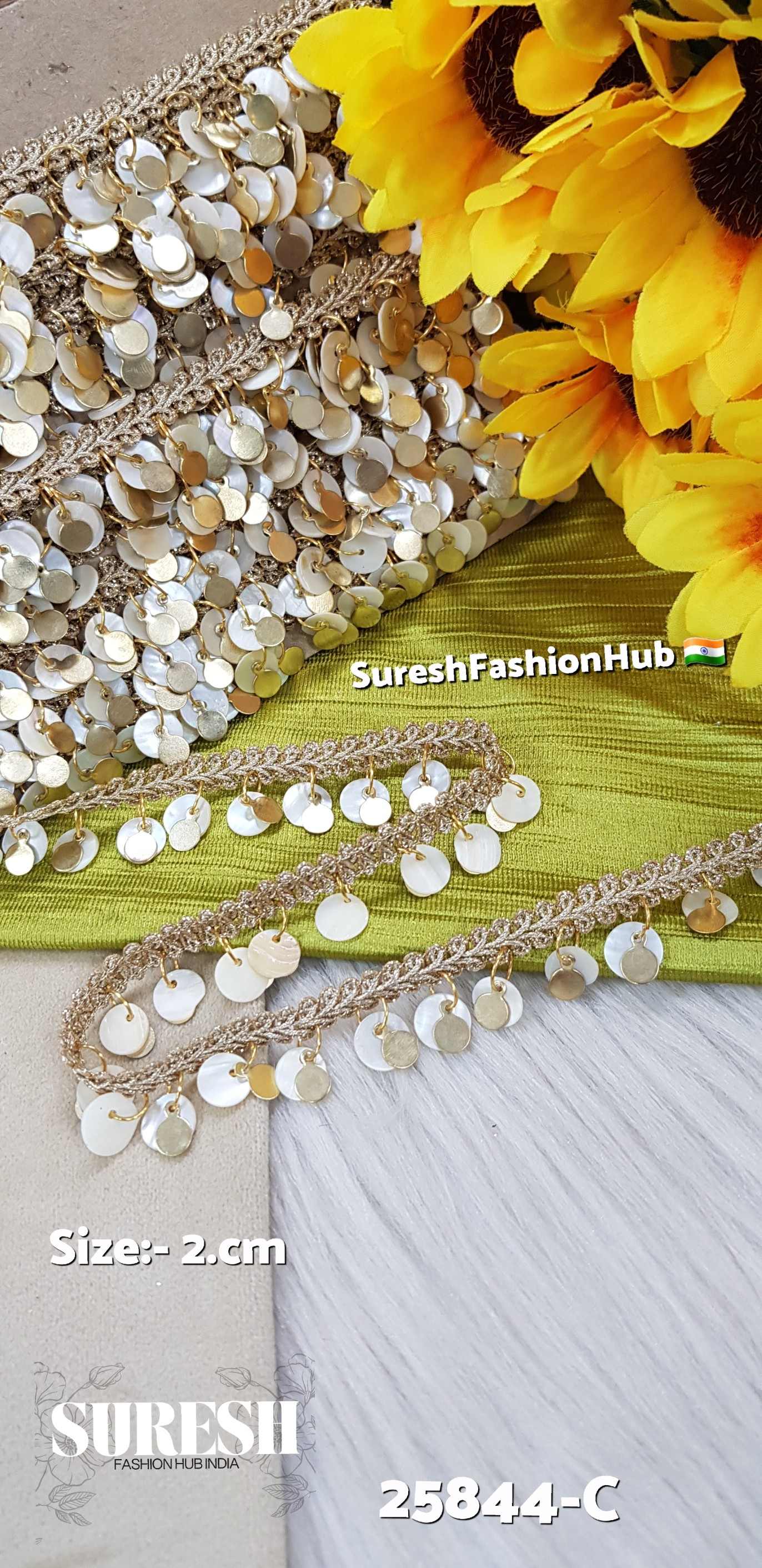 Pearl Elegance Jhalar Hanging Lace
