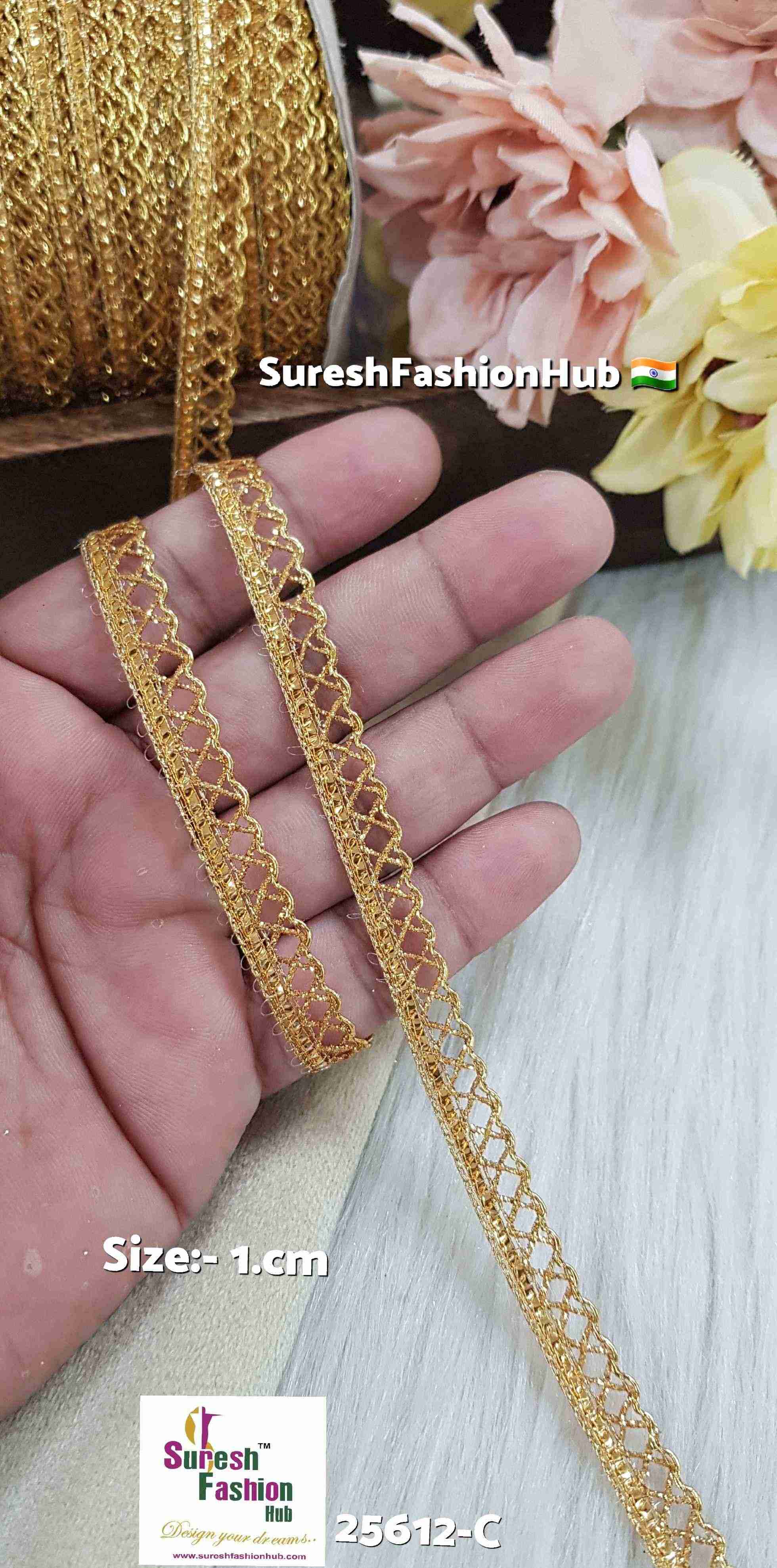 Antique Gold Jhalar Lace