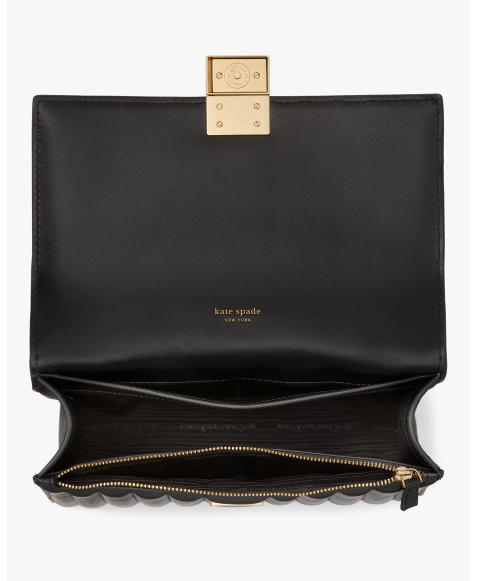 Deco Quilted Chain Shoulder Bag