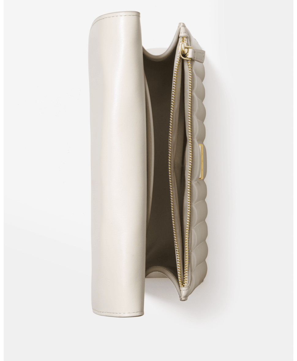 Deco Quilted Chain Shoulder Bag