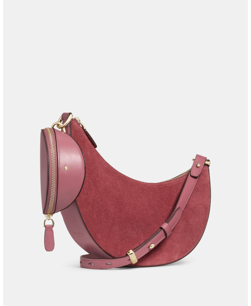 Duo Suede Crossbody Bag