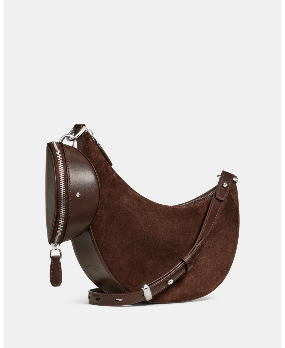 Duo Suede Crossbody Bag