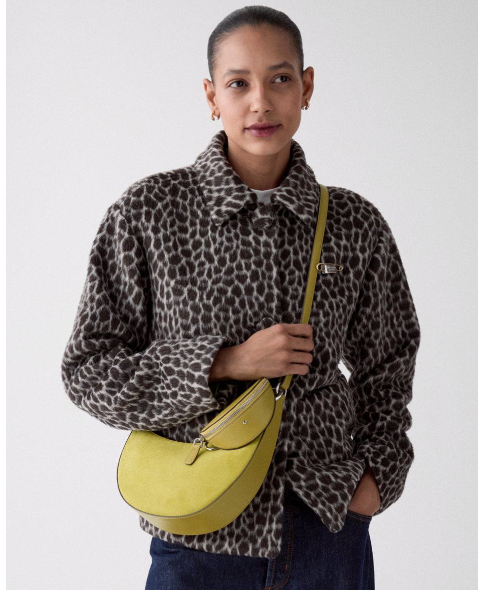 Duo Suede Crossbody Bag