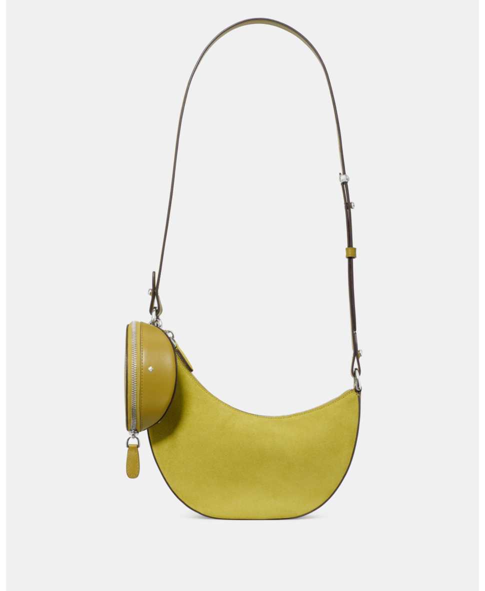 Duo Suede Crossbody Bag