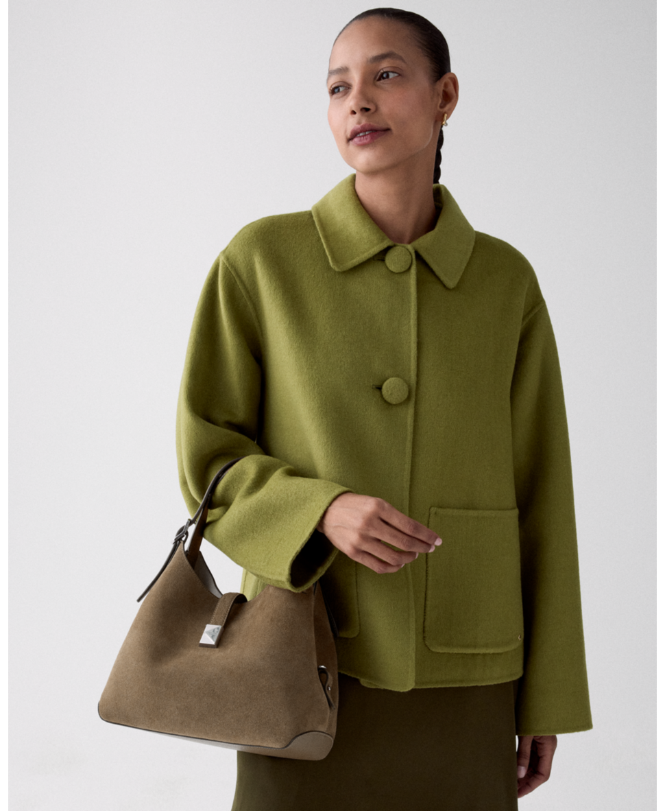 Deco Suede Crossbody Tote