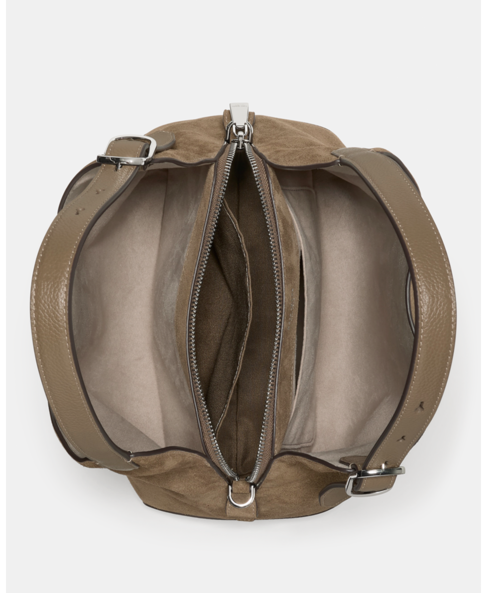 Deco Suede Crossbody Tote