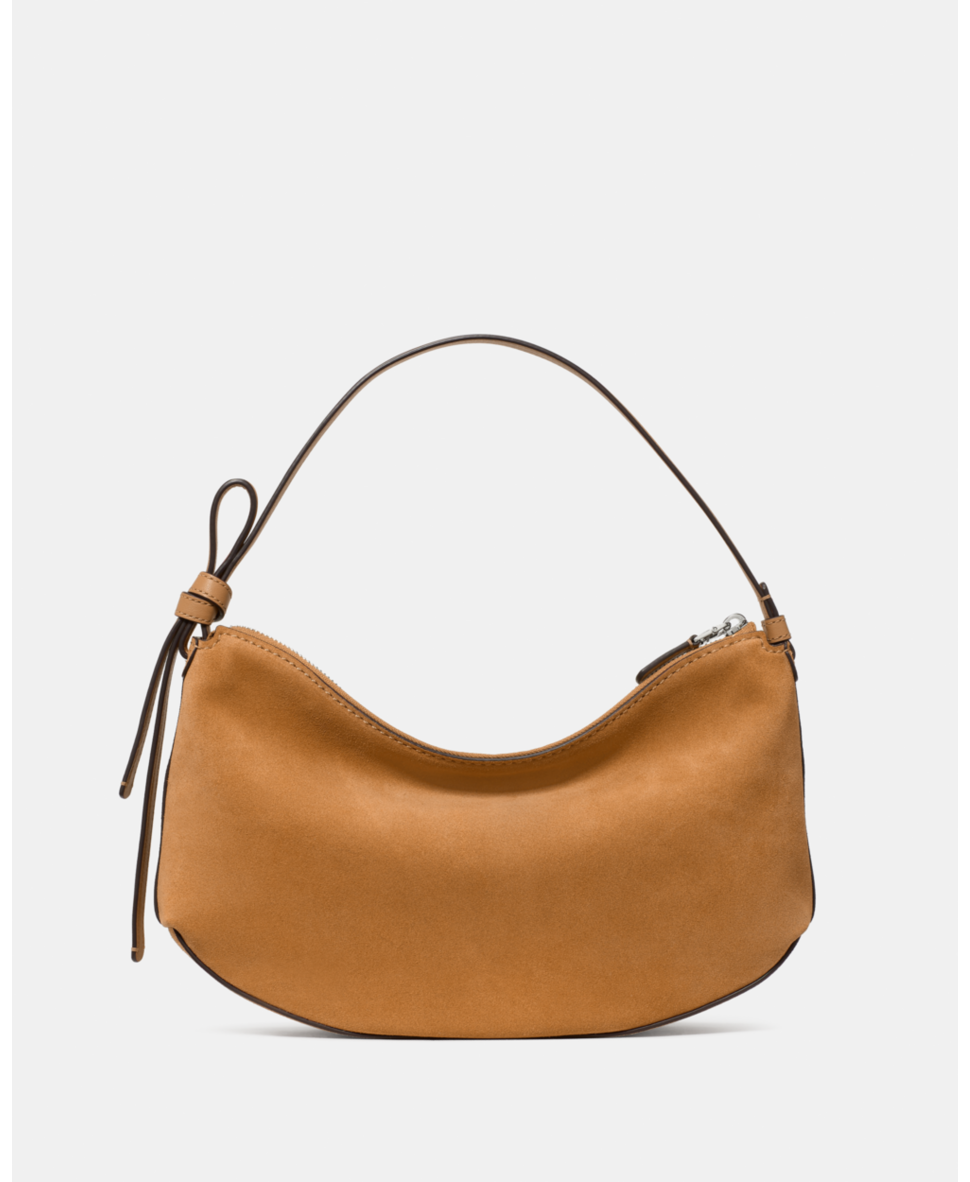 Loop Suede Shoulder Bag