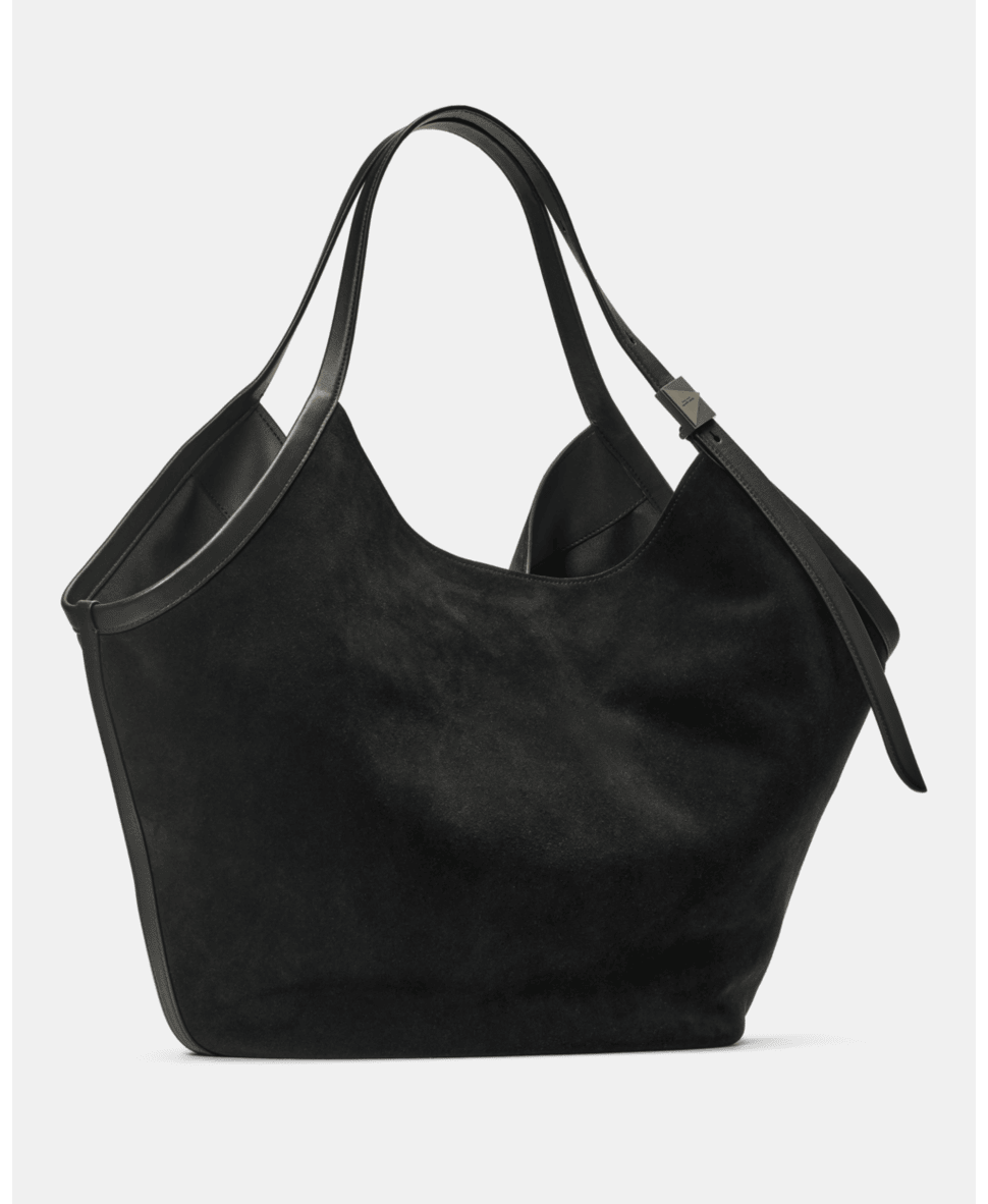 Deco Suede Large Tulip Tote