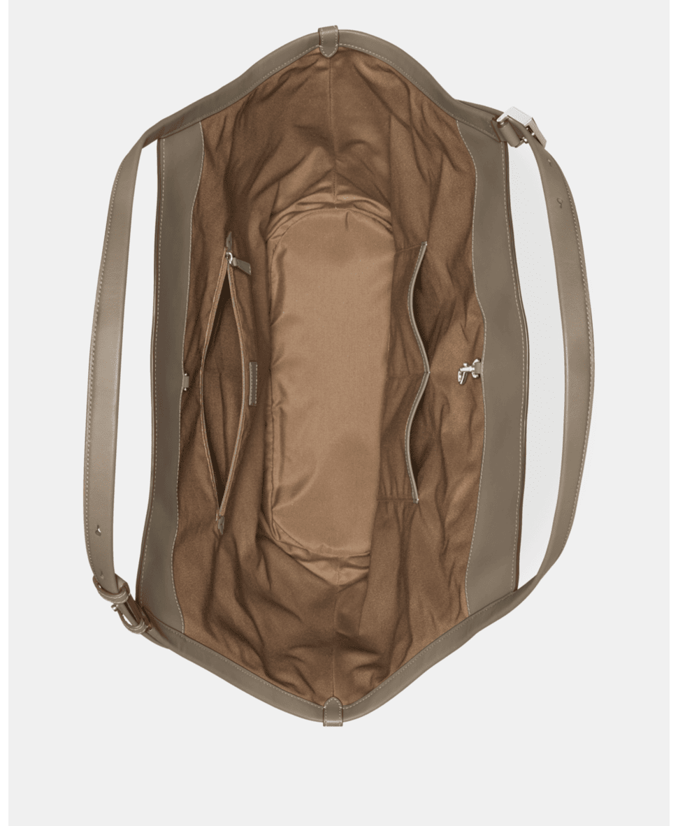 Deco Suede Large Tulip Tote