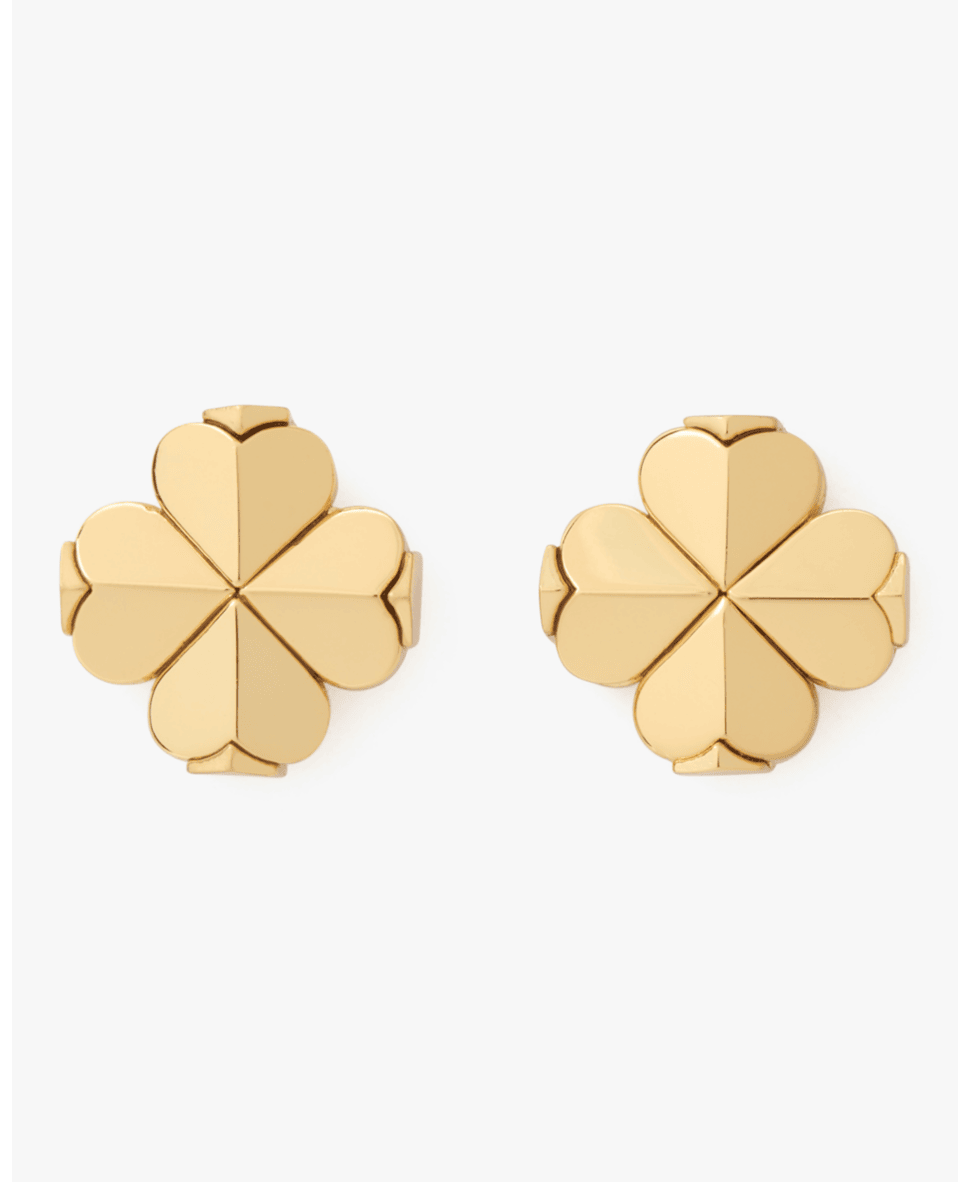 Spade Flower Studs