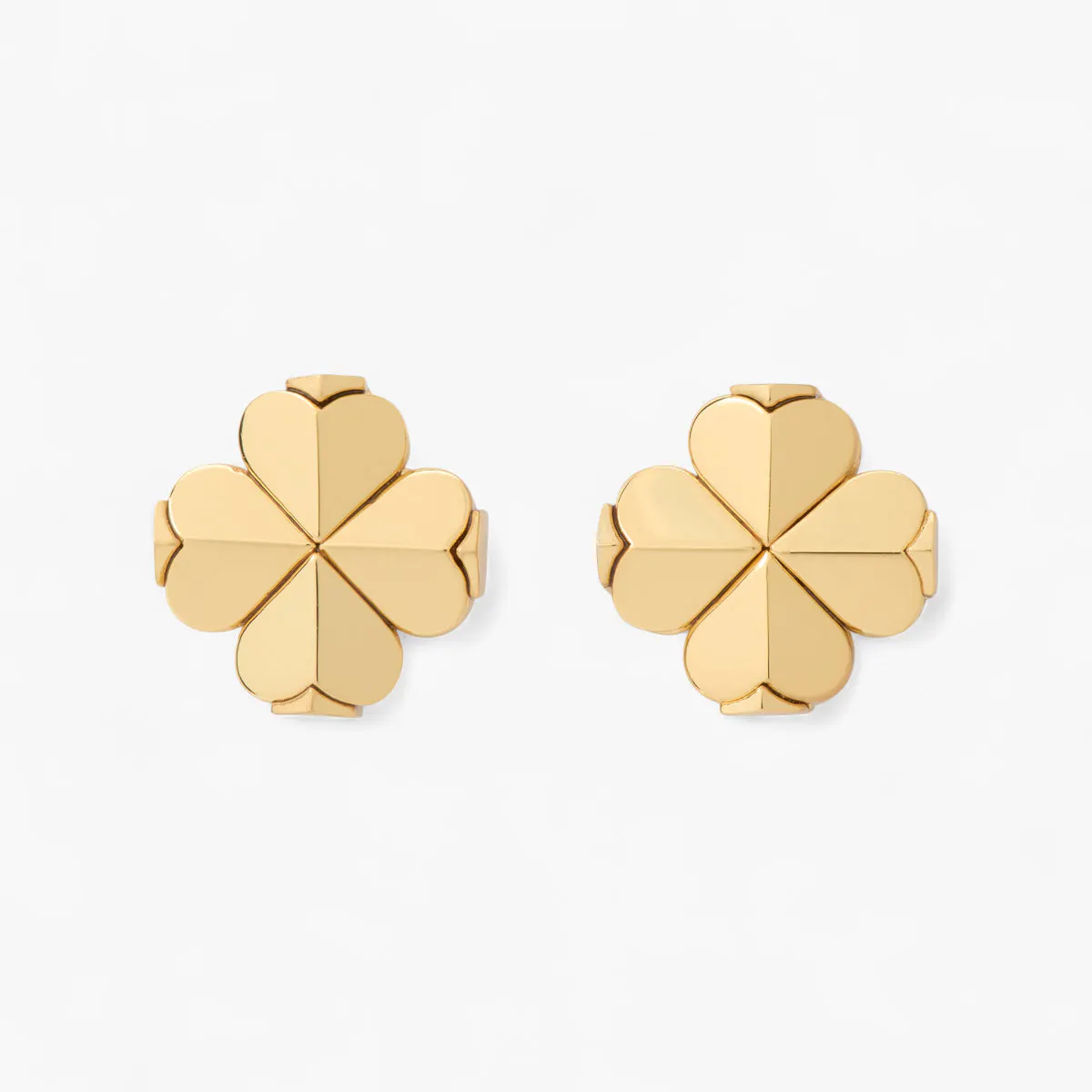 Spade Flower Studs