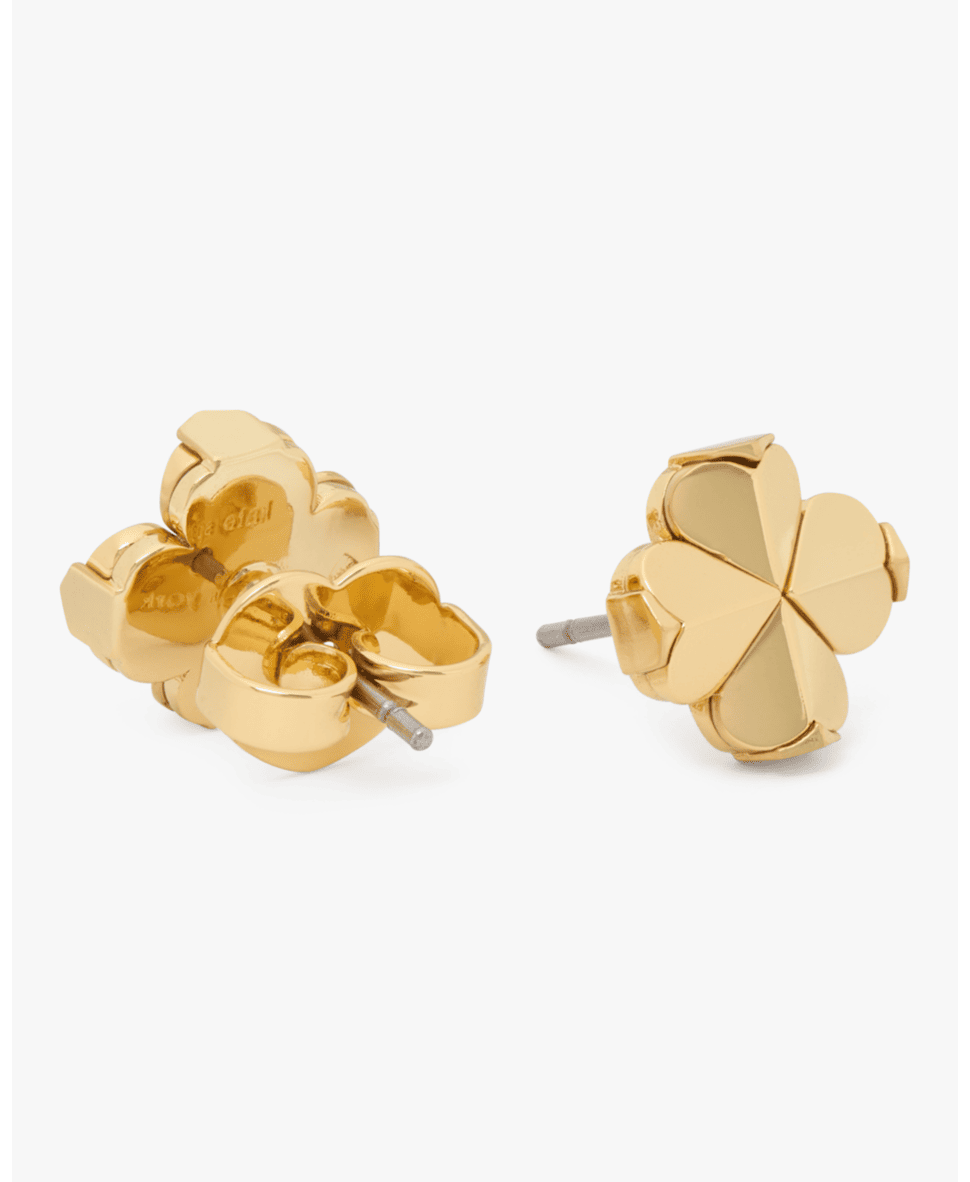 Spade Flower Studs