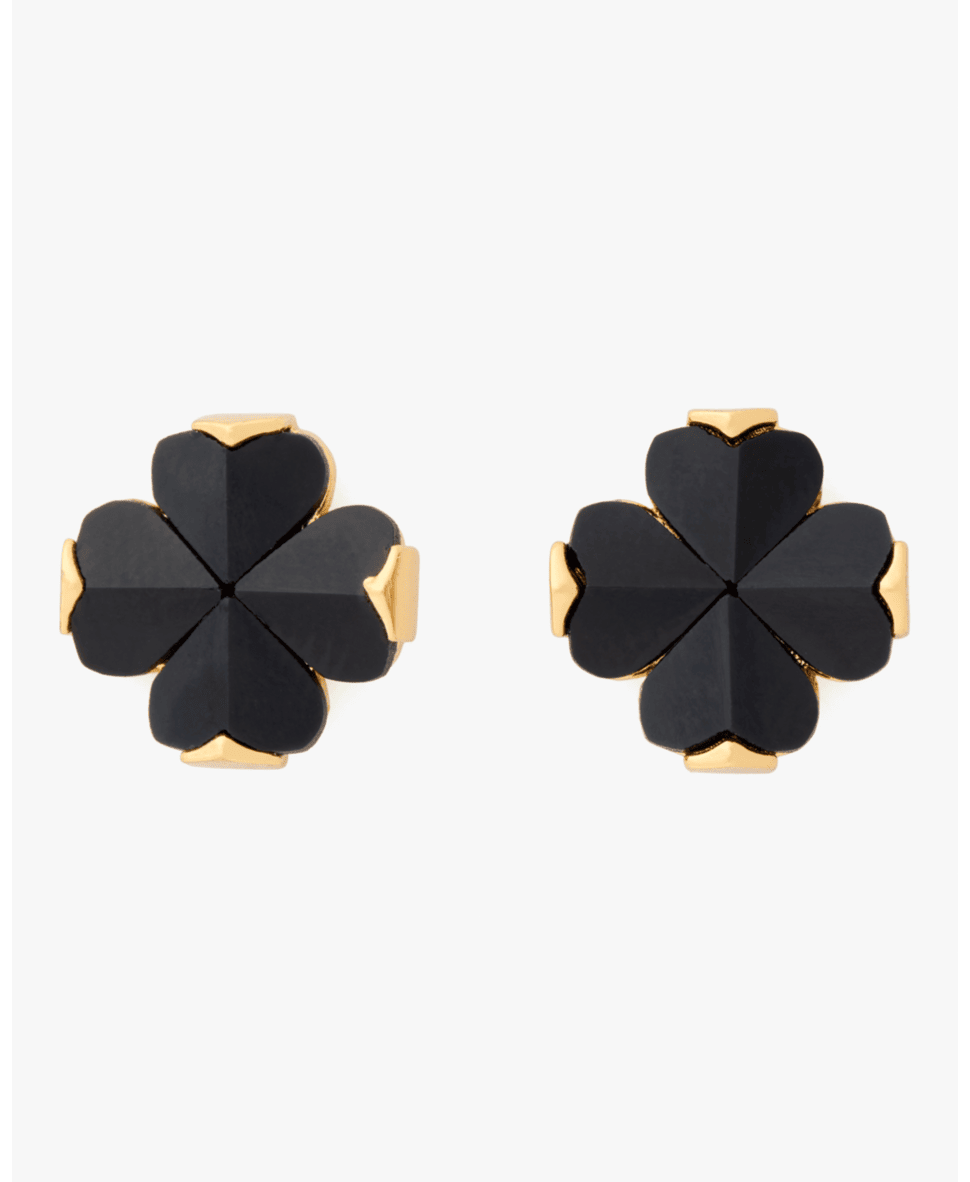Spade Flower Studs