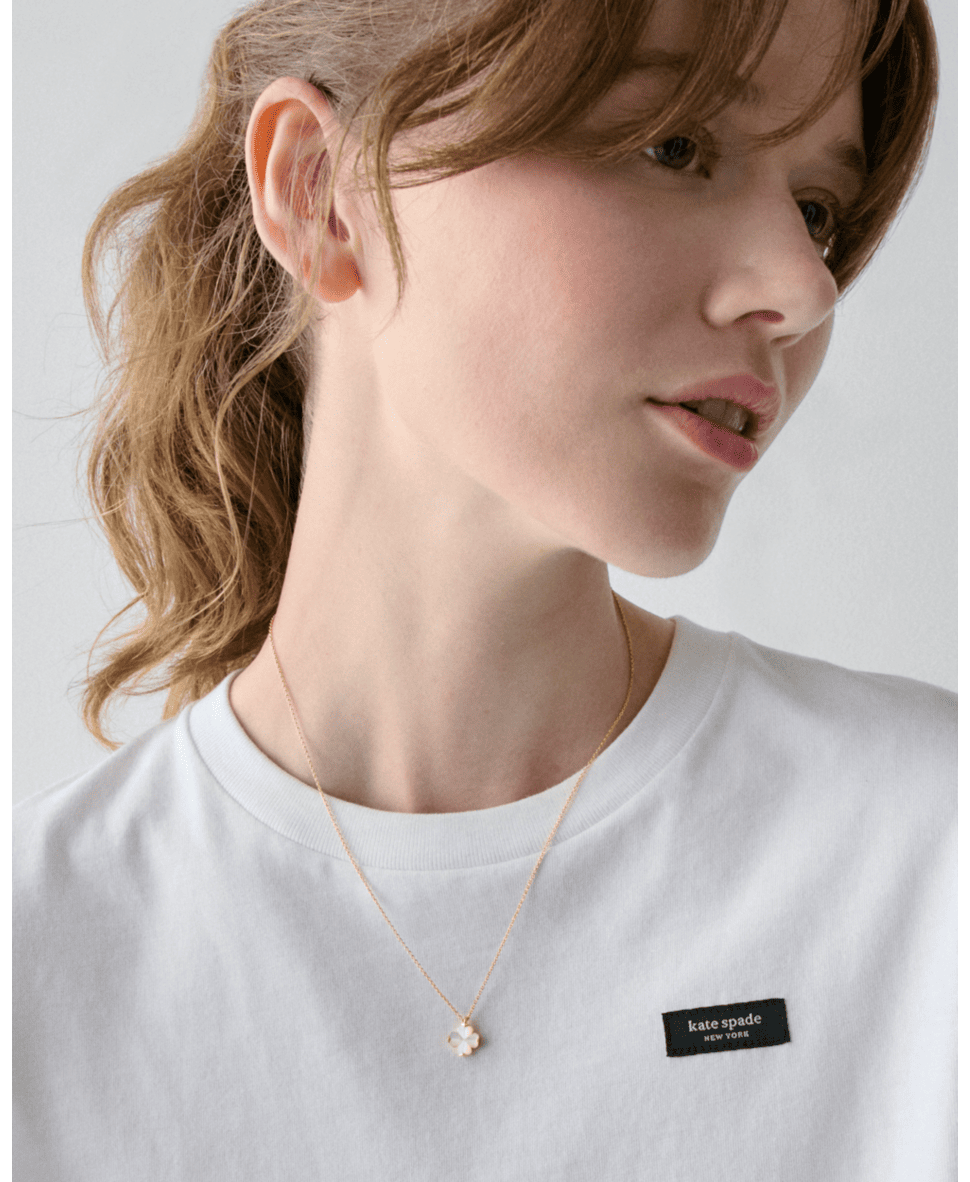 Spade Flower Mini Pendant