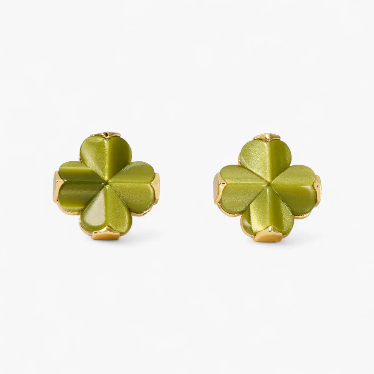 Spade Flower Studs