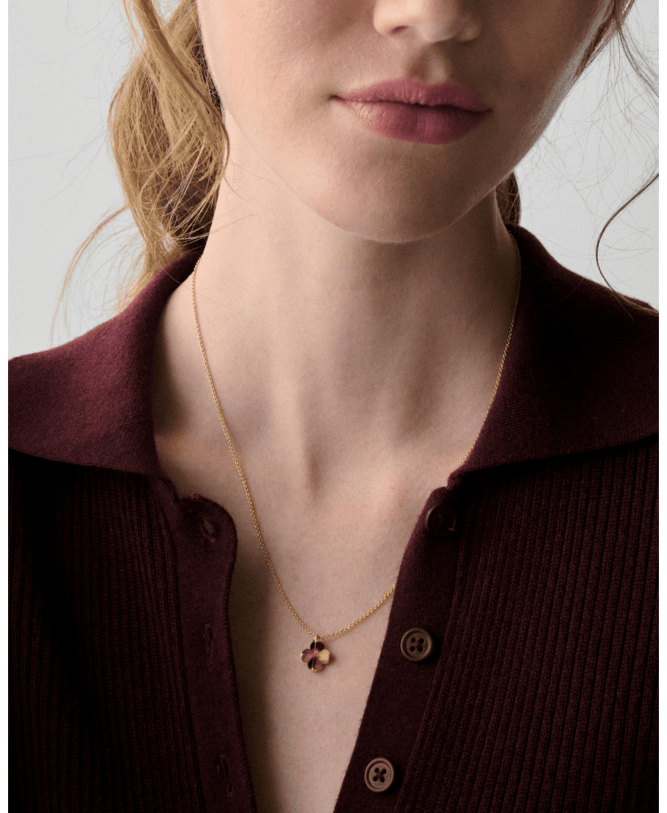 Spade Flower Mini Pendant