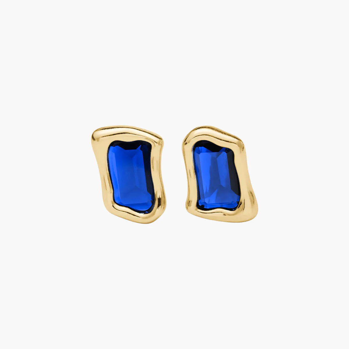 Molten Glass Statement Studs