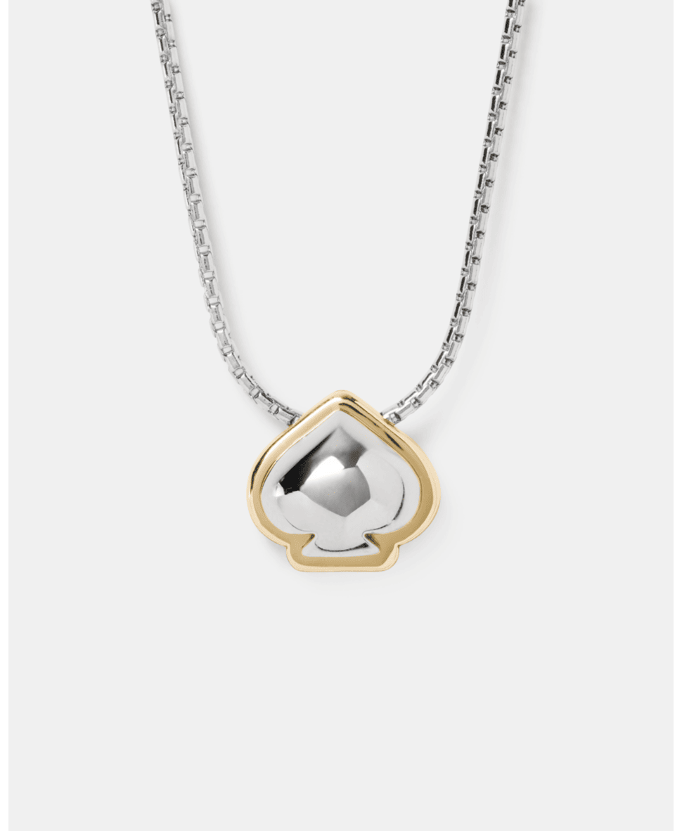 Sculpted Spade Pendant