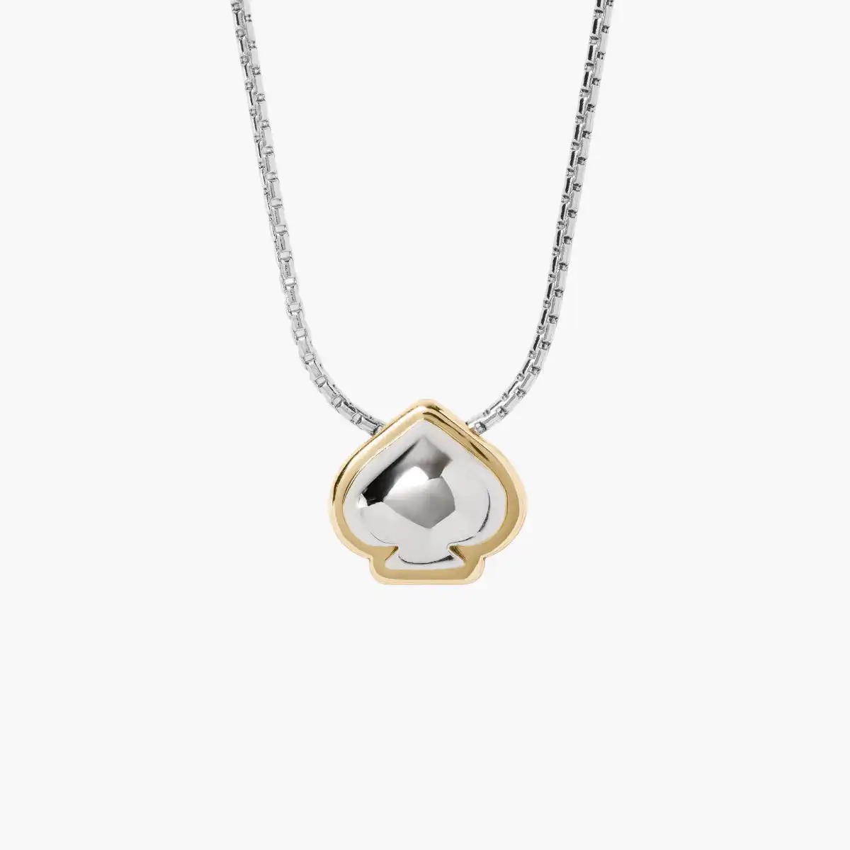 Sculpted Spade Pendant