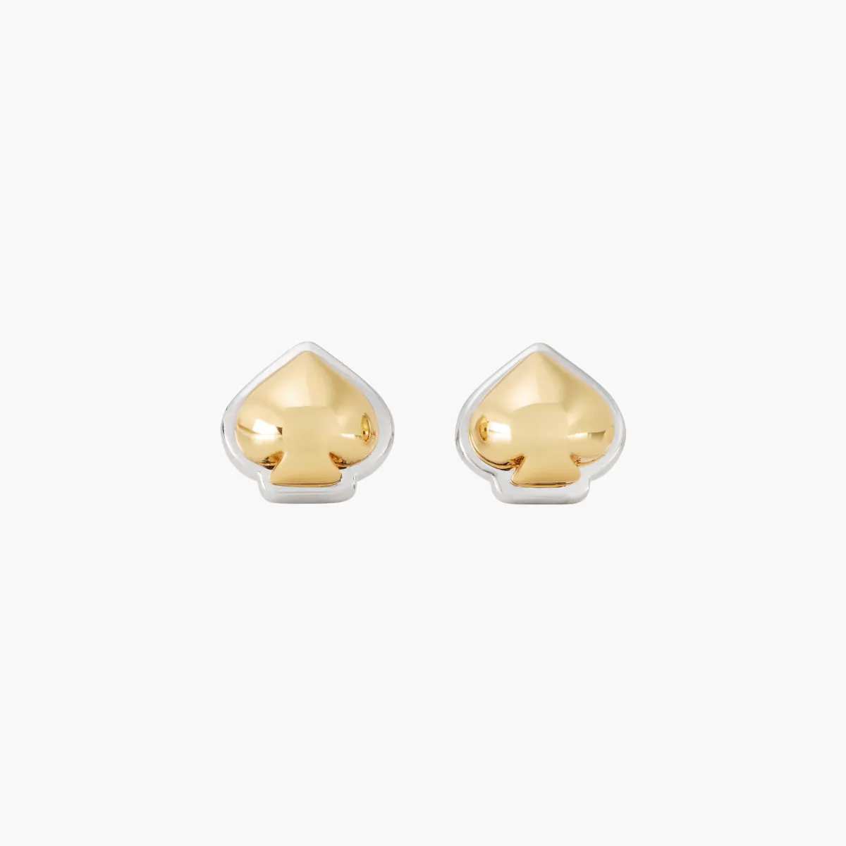 Sculpted Spade Mini Studs