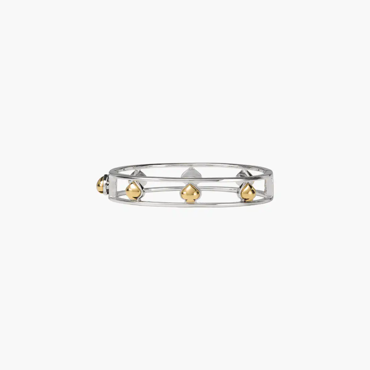 Sculpted Spade Cut Out Bangle