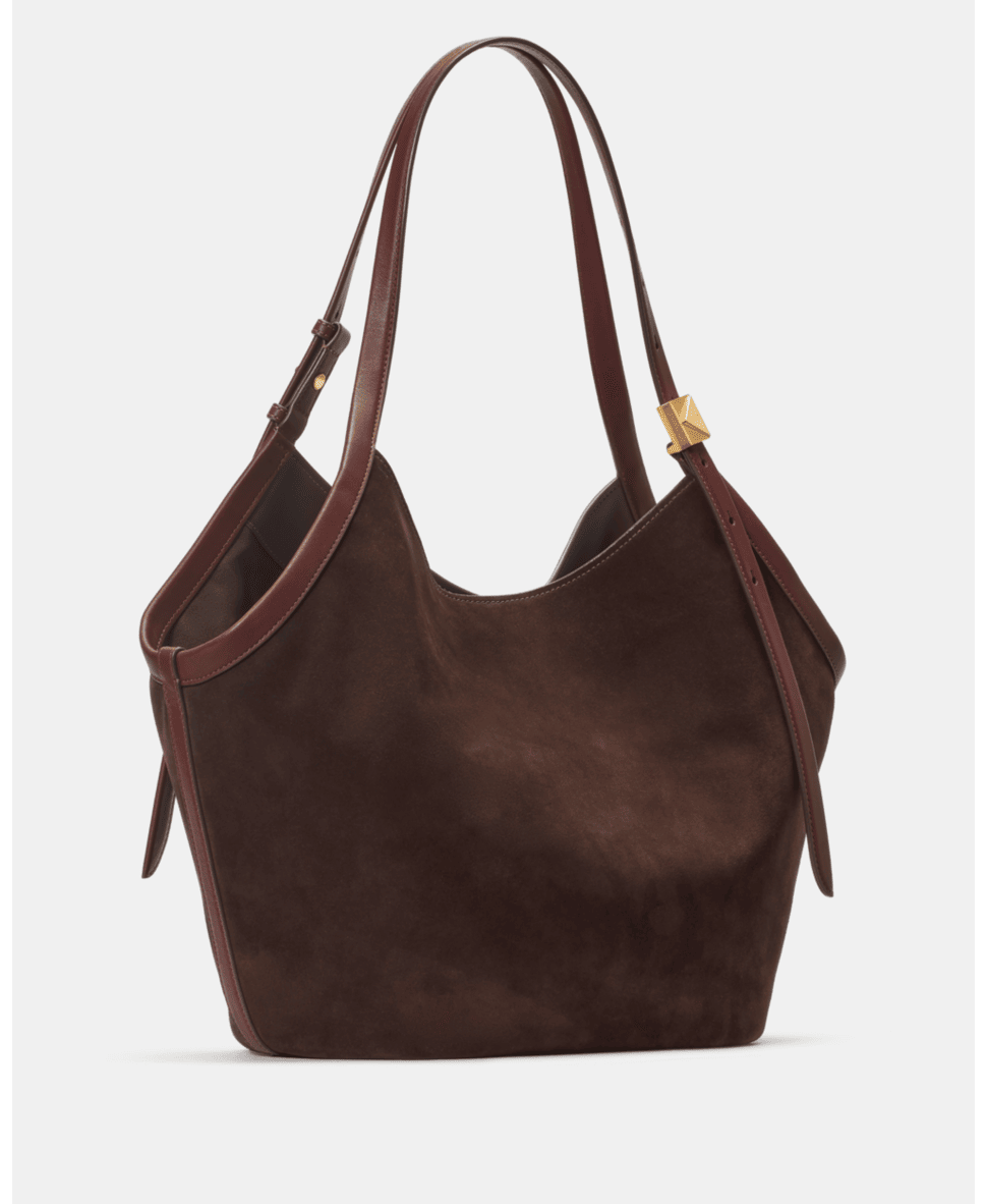 Deco Suede Tulip Tote Bag