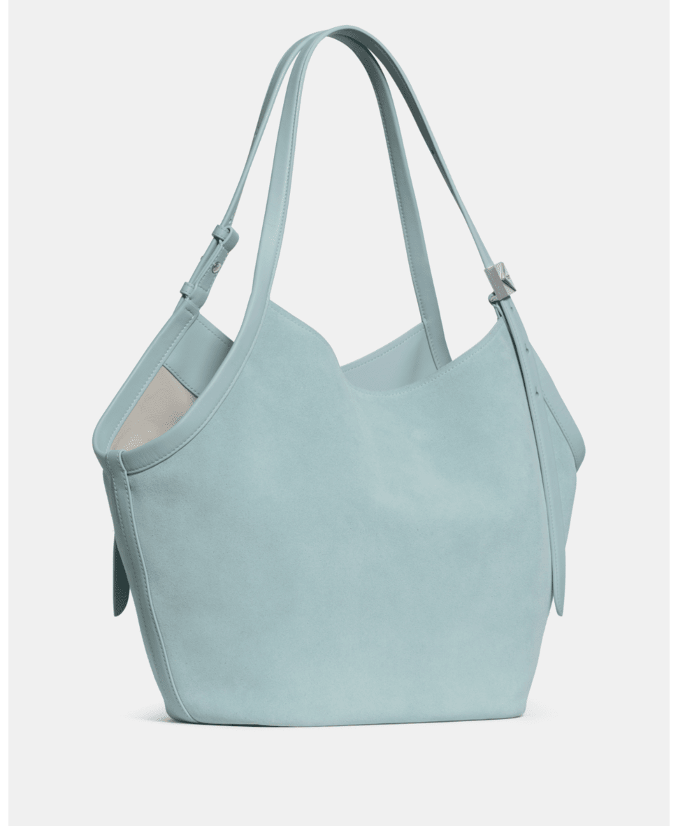 Deco Suede Tulip Tote Bag