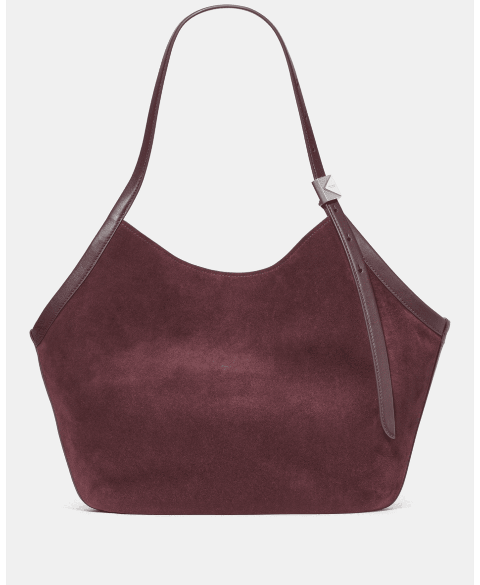 Deco Suede Tulip Tote Bag