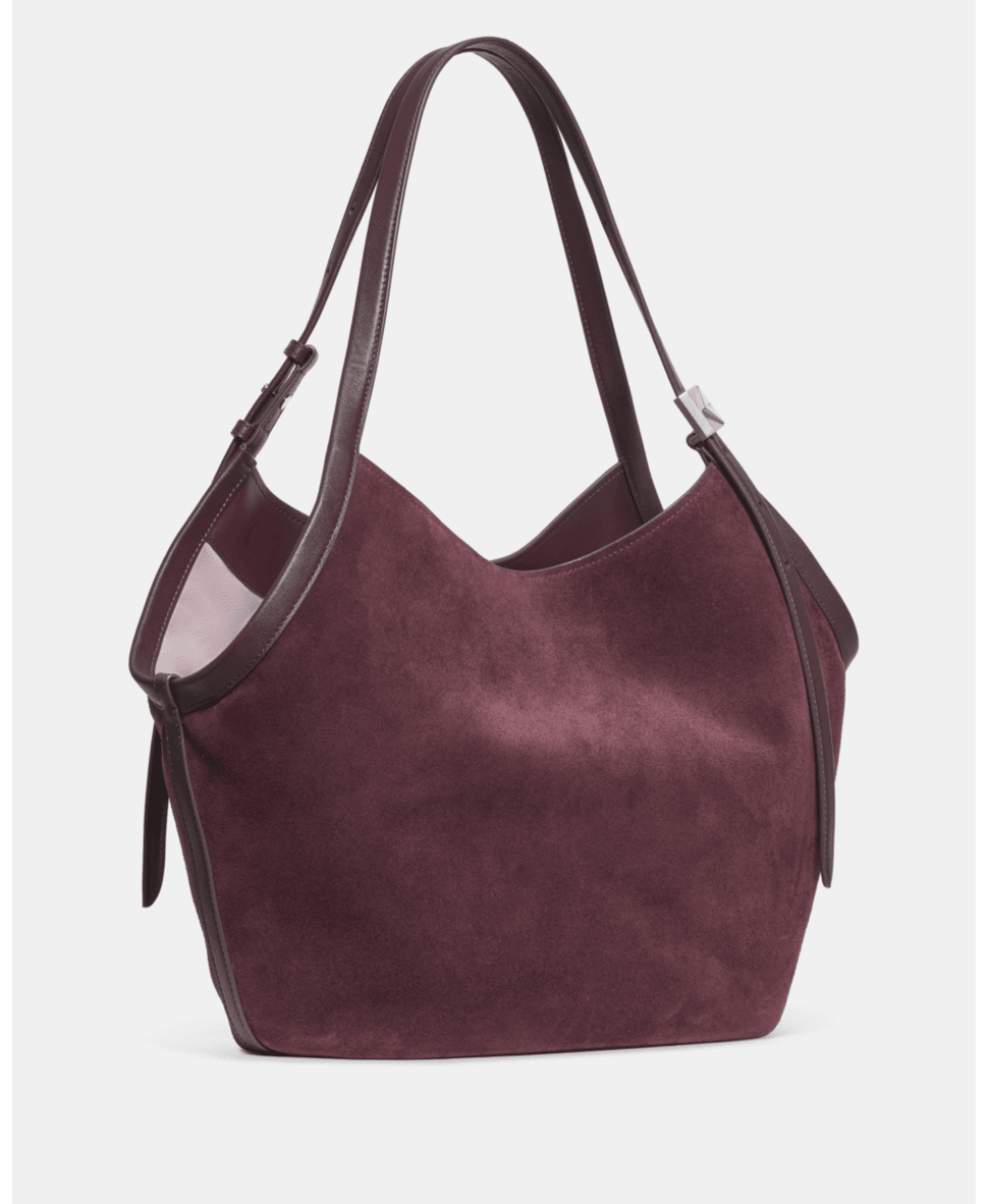 Deco Suede Tulip Tote Bag