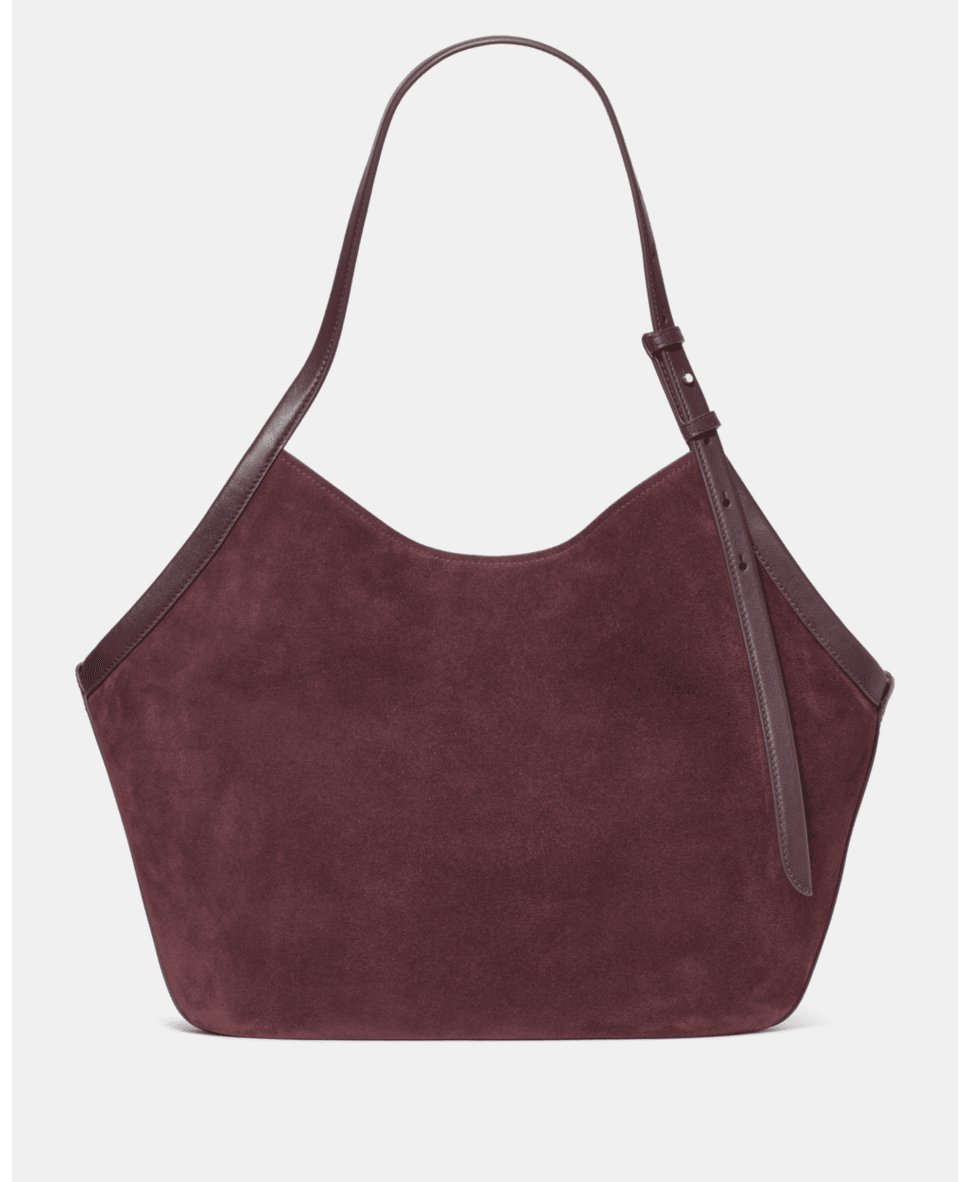 Deco Suede Tulip Tote Bag
