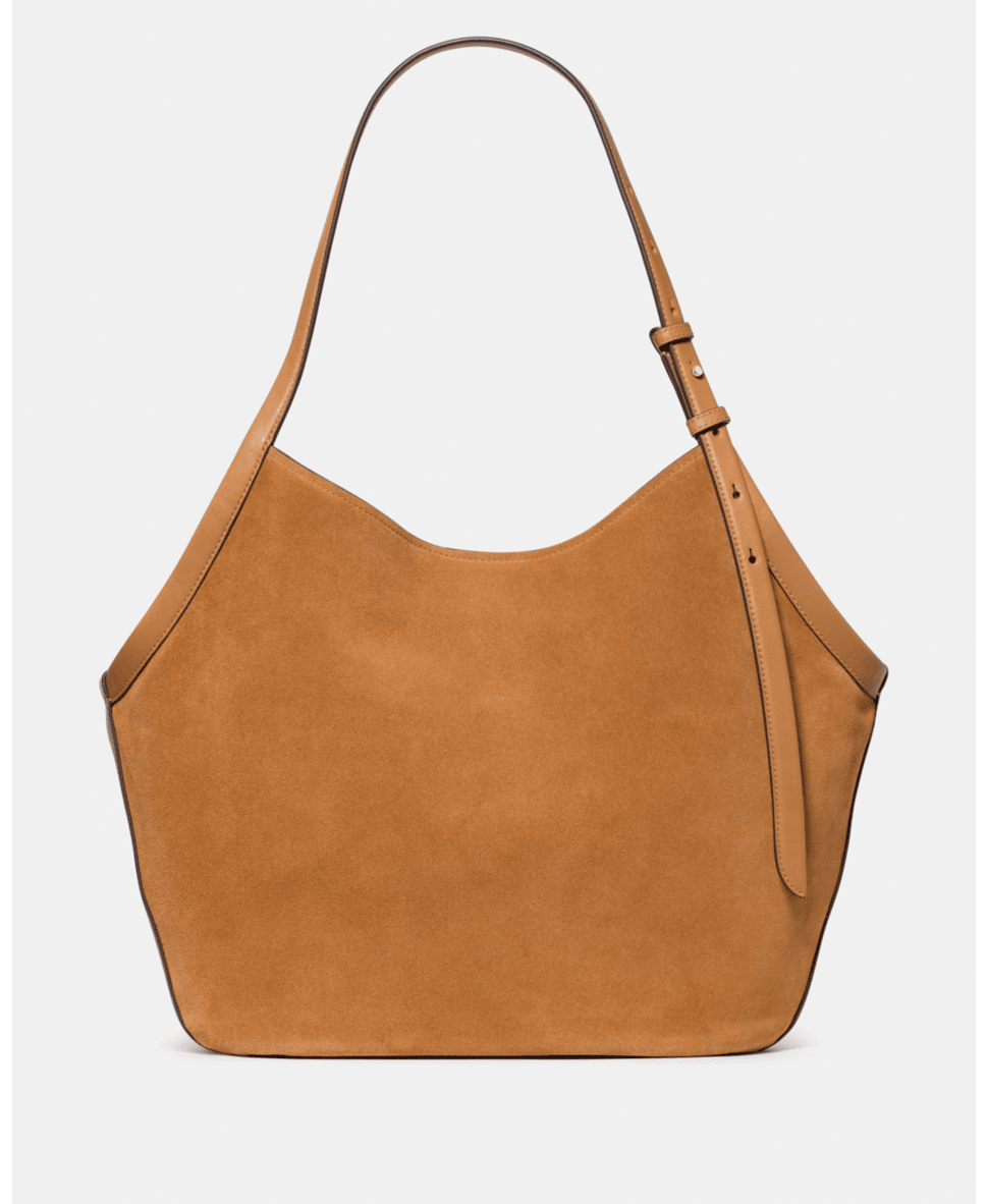 Deco Suede Tulip Tote Bag