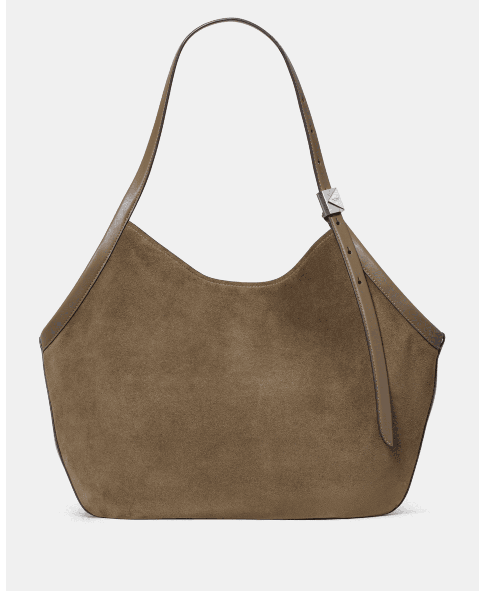Deco Suede Tulip Tote Bag