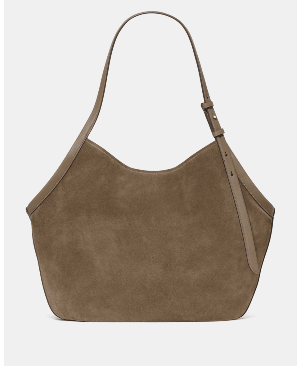 Deco Suede Tulip Tote Bag
