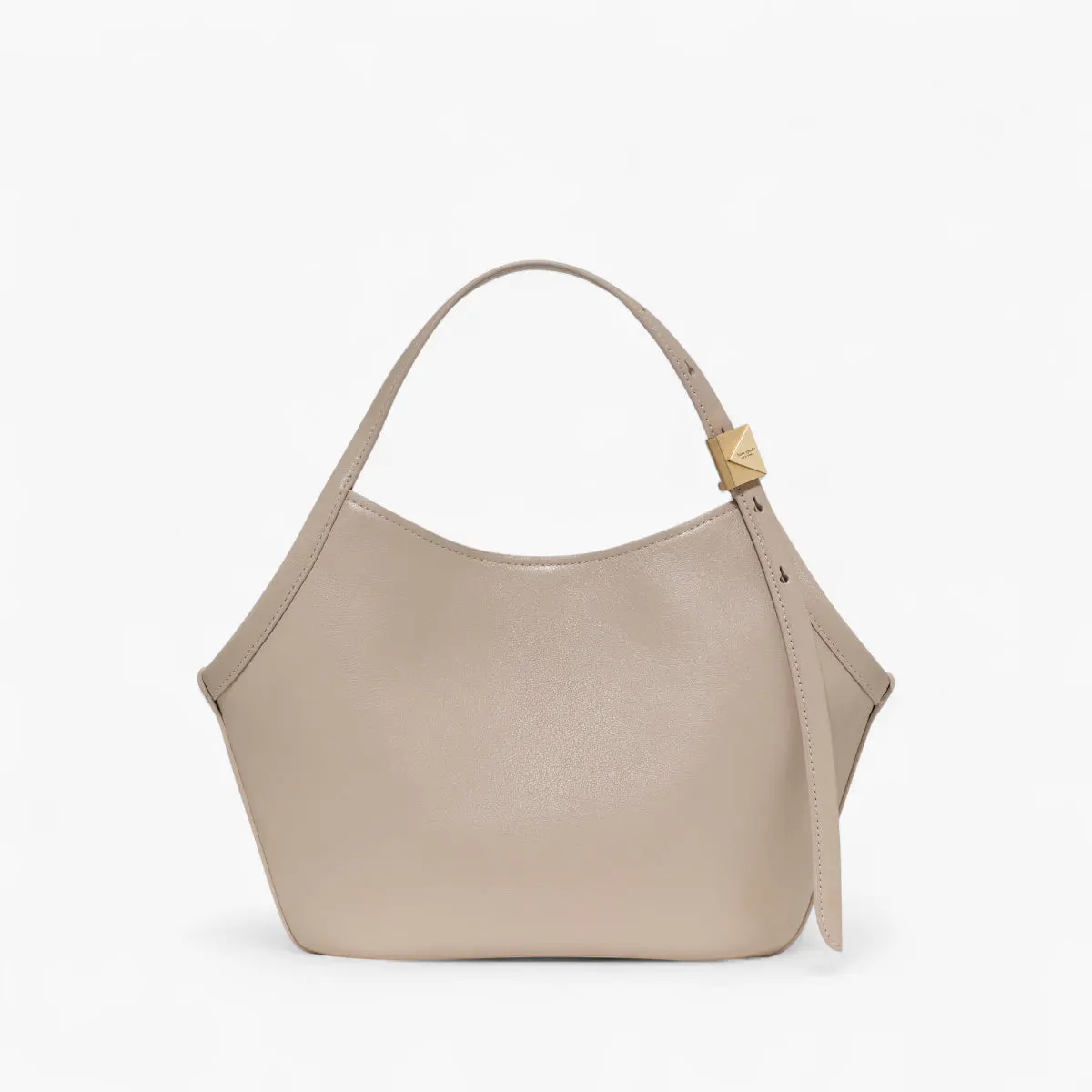Deco Fine Grain Leather Small Tulip Tote