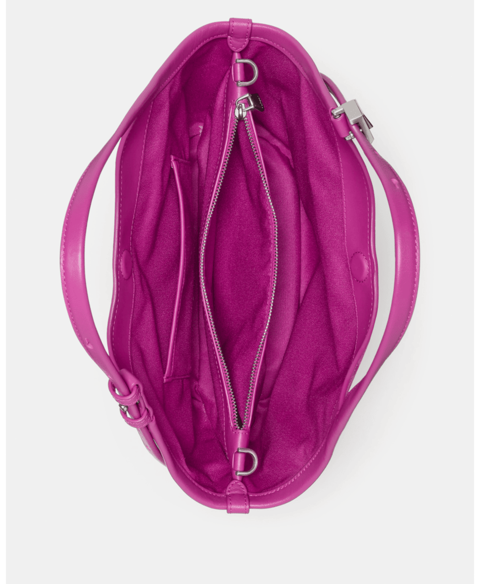 Deco Suede Small Tulip Tote Bag