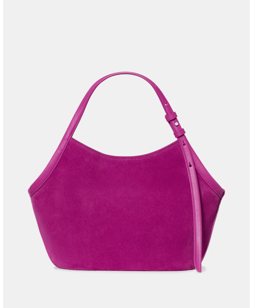 Deco Suede Small Tulip Tote Bag