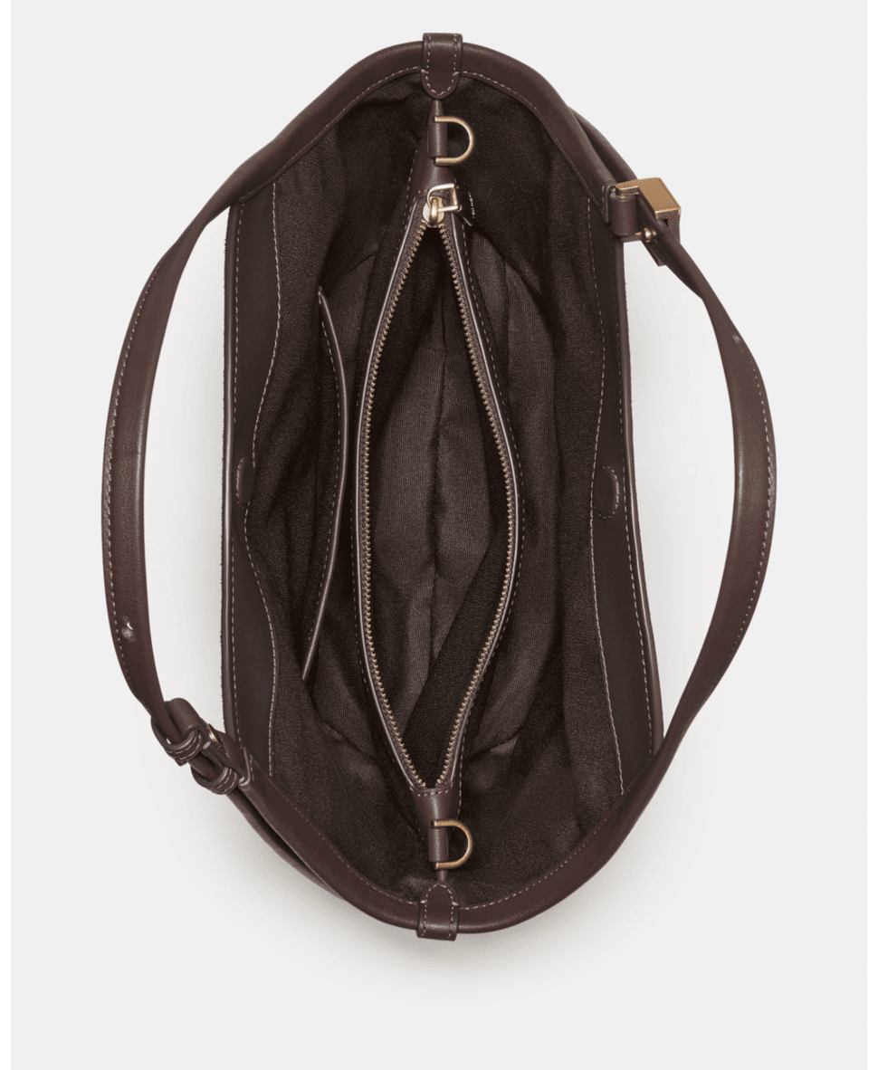 Deco Suede Small Tulip Tote Bag
