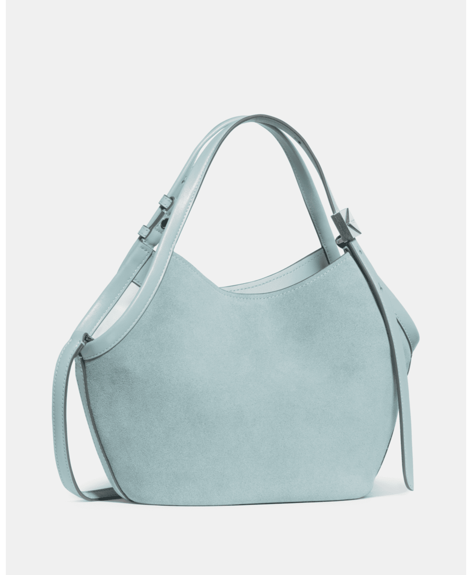 Deco Suede Small Tulip Tote Bag