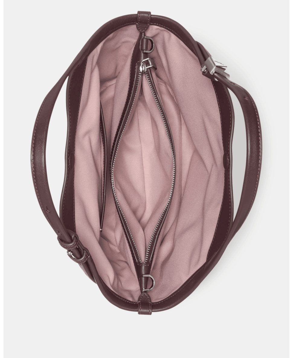Deco Suede Small Tulip Tote Bag
