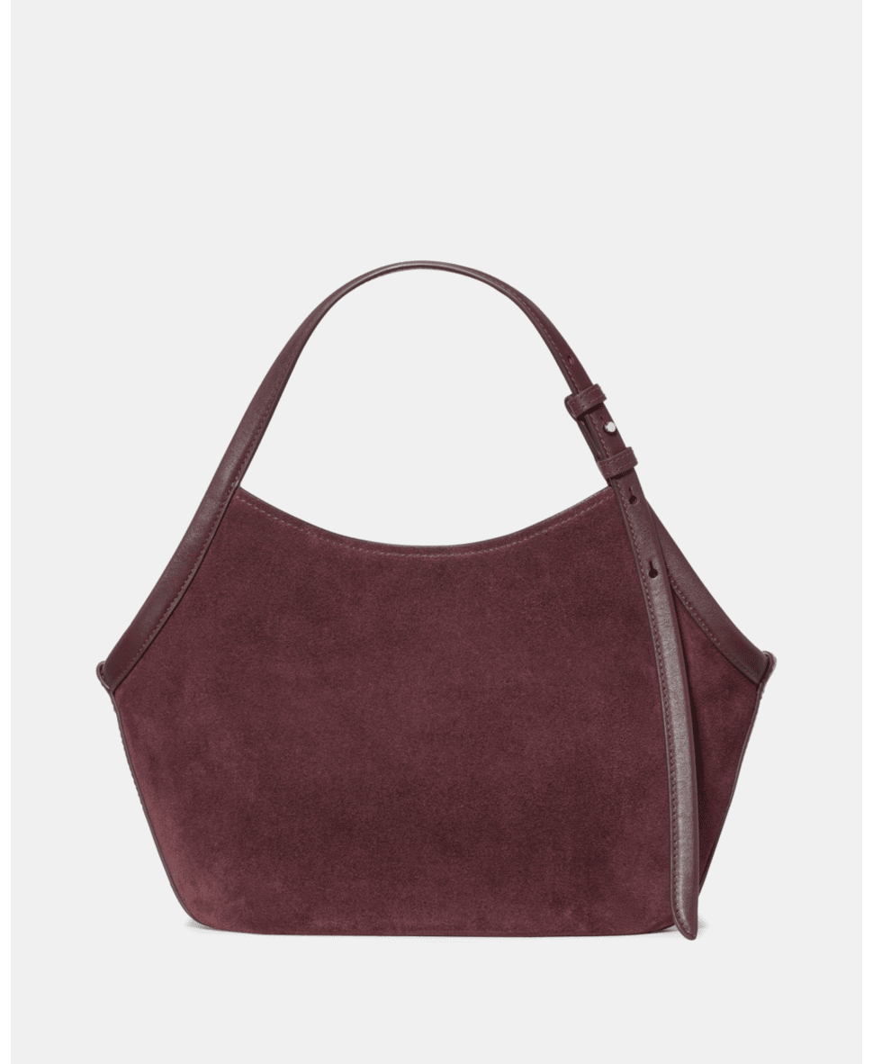 Deco Suede Small Tulip Tote Bag