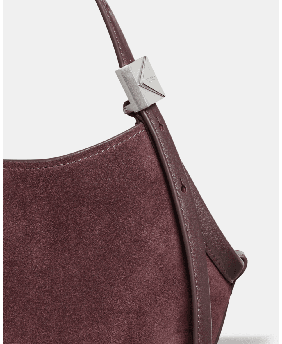 Deco Suede Small Tulip Tote Bag