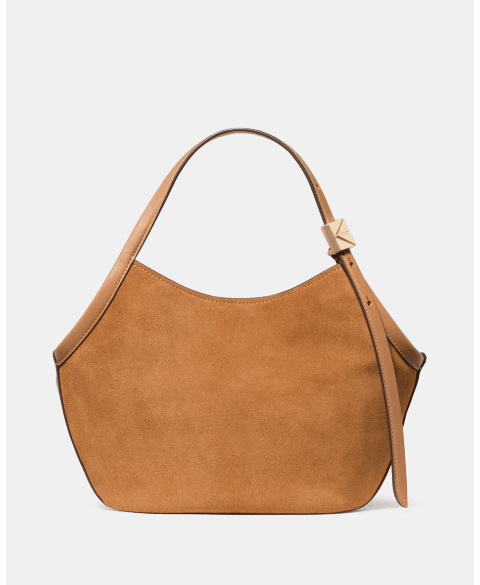 Deco Suede Small Tulip Tote Bag